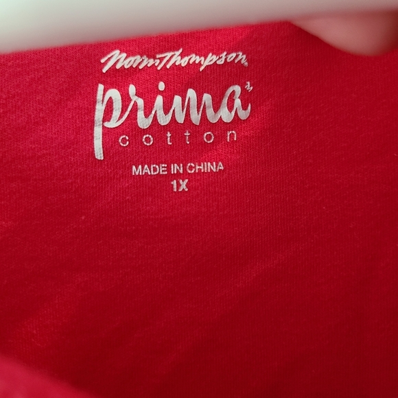 Pretty In Red Norm Thompson Plus Size Dress - Picture 2 of 10